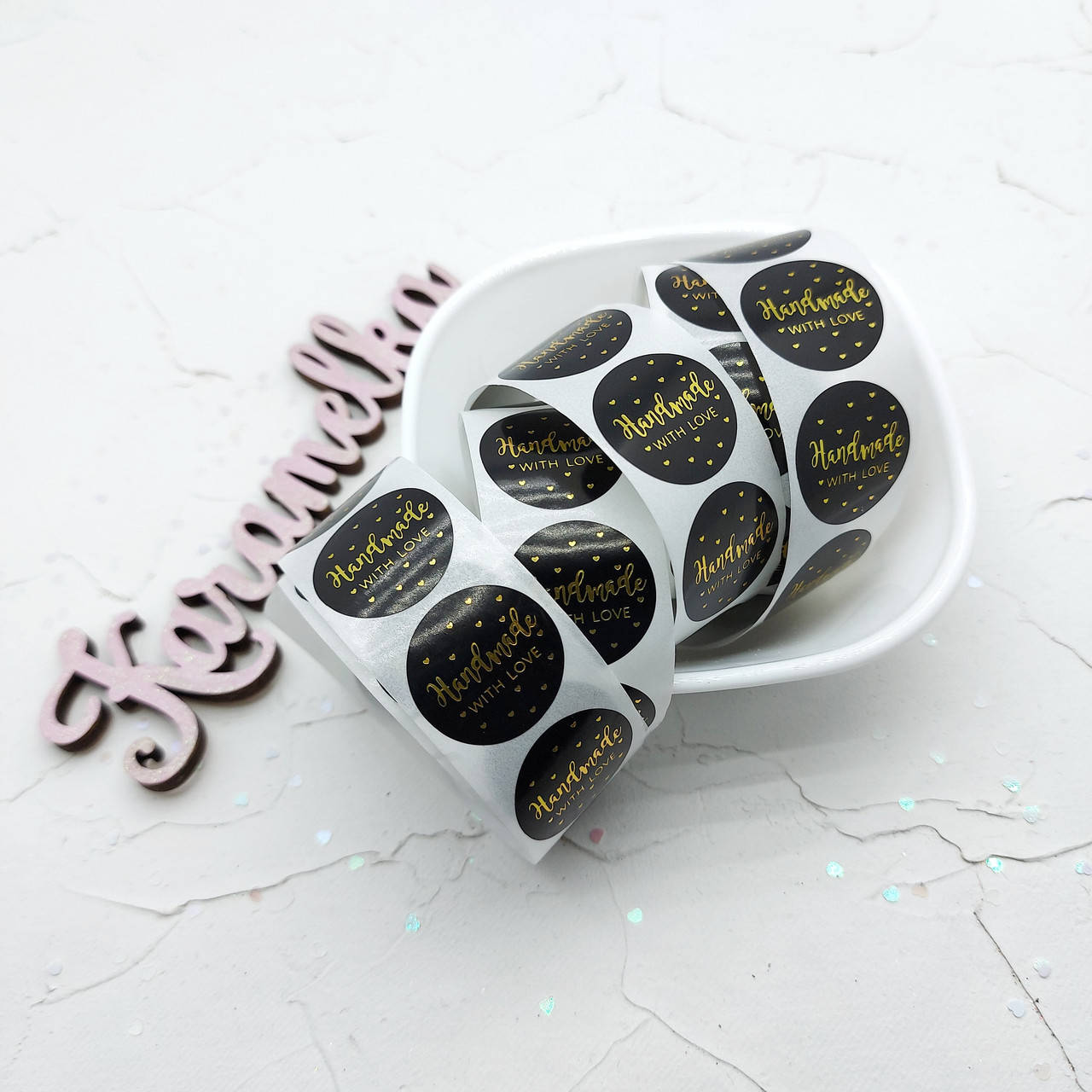 

Наліпки "Handmade" 2.5см