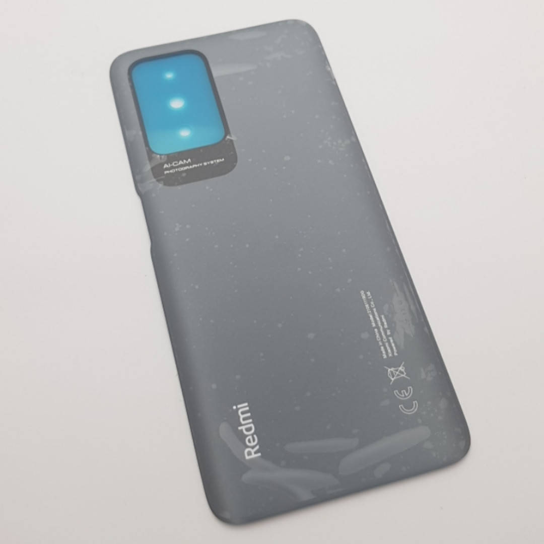

Крышка Xiaomi Redmi Note 10 серая Сервисный оригинал новая, Серый
