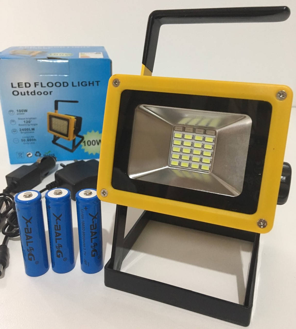 

Фонарь переносной прожектор BAILONG BL204 LED FLOOD LIGHT Outdoor 100 W/20 LED
