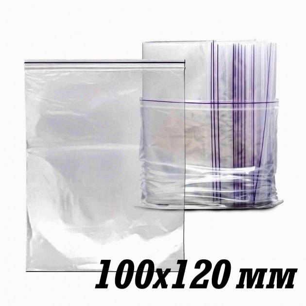 

Пакет с замком Zip-Lock, 100х120 мм