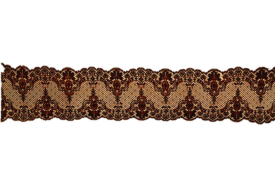 

Сахарное украшение для торта "Кружево коричневое", Коричневый