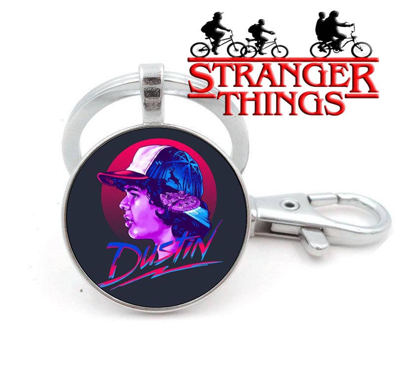 

Брелок с портретом героя Дастина из сериала Очень странные дела/Stranger Things