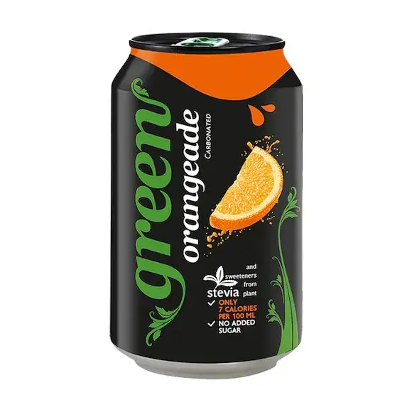 

Напиток Green Cola со стевией со вкусом апельсина 330 мл