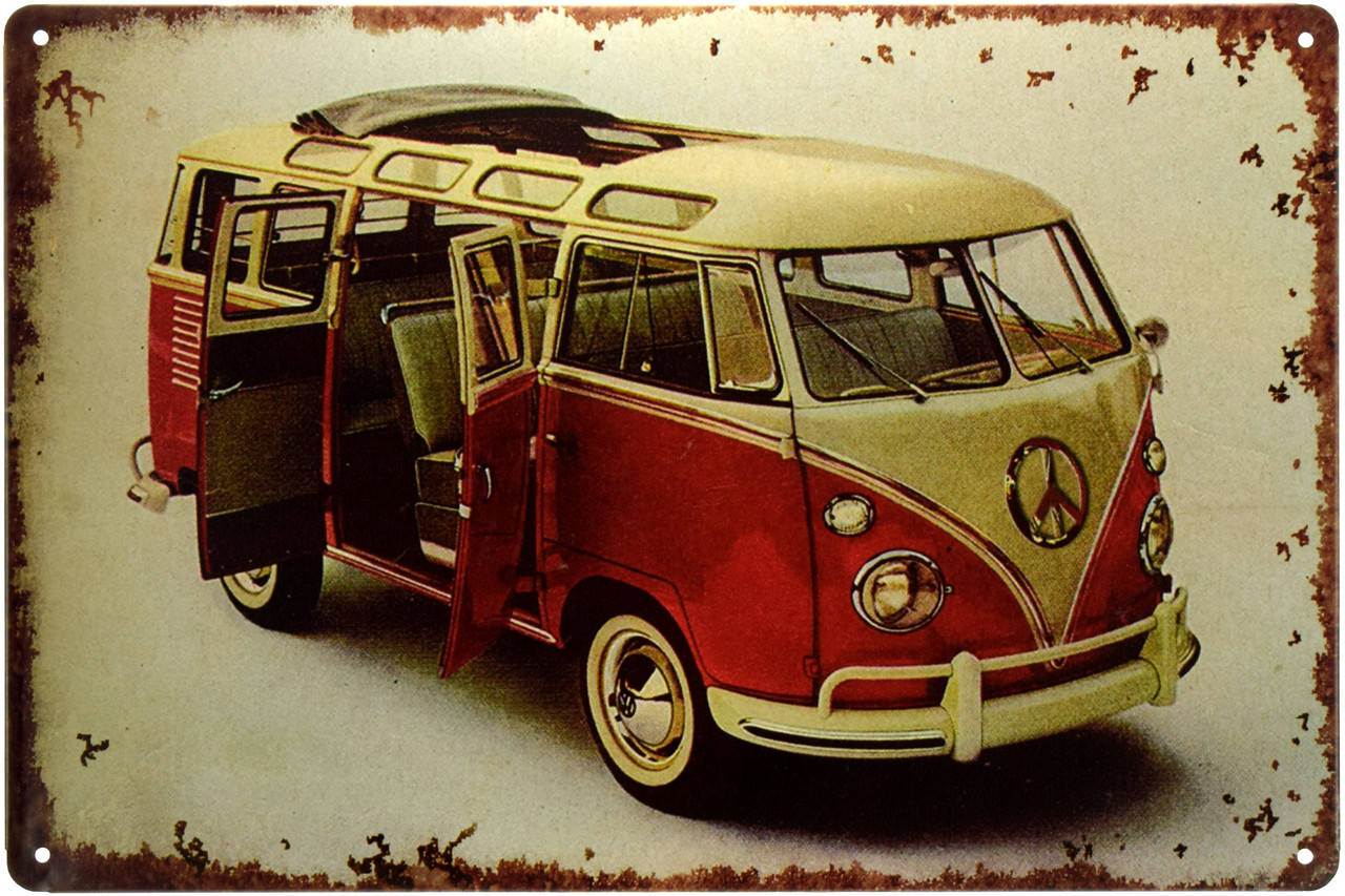 

Металлическая табличка "Volkswagen T2" (ms-00593)