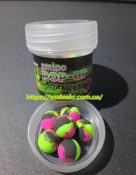 

Amino POP-UP three-flavor LIVER•PEPPER•STRAWBERRY( ПЕЧЕНКА-ПЕРЕЦ-КЛУБНИКА) Ø10 мм