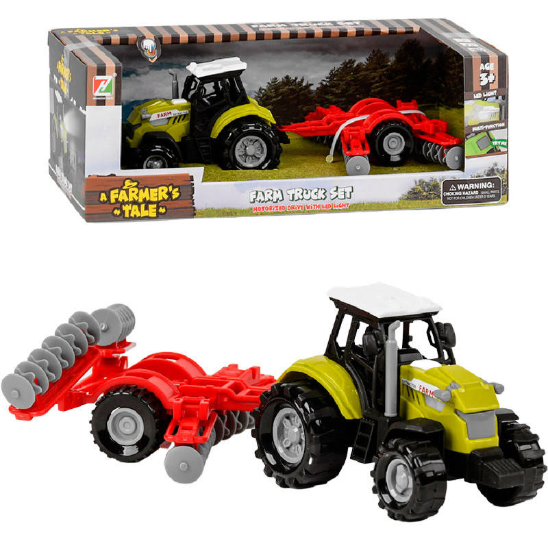 

Игрушечный трактор 550-13 P, звук, свет, Белый