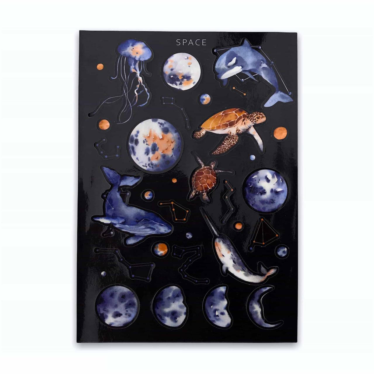 

Сет стикеров Stickers Vanilka SPACE 10х15 см, Белый