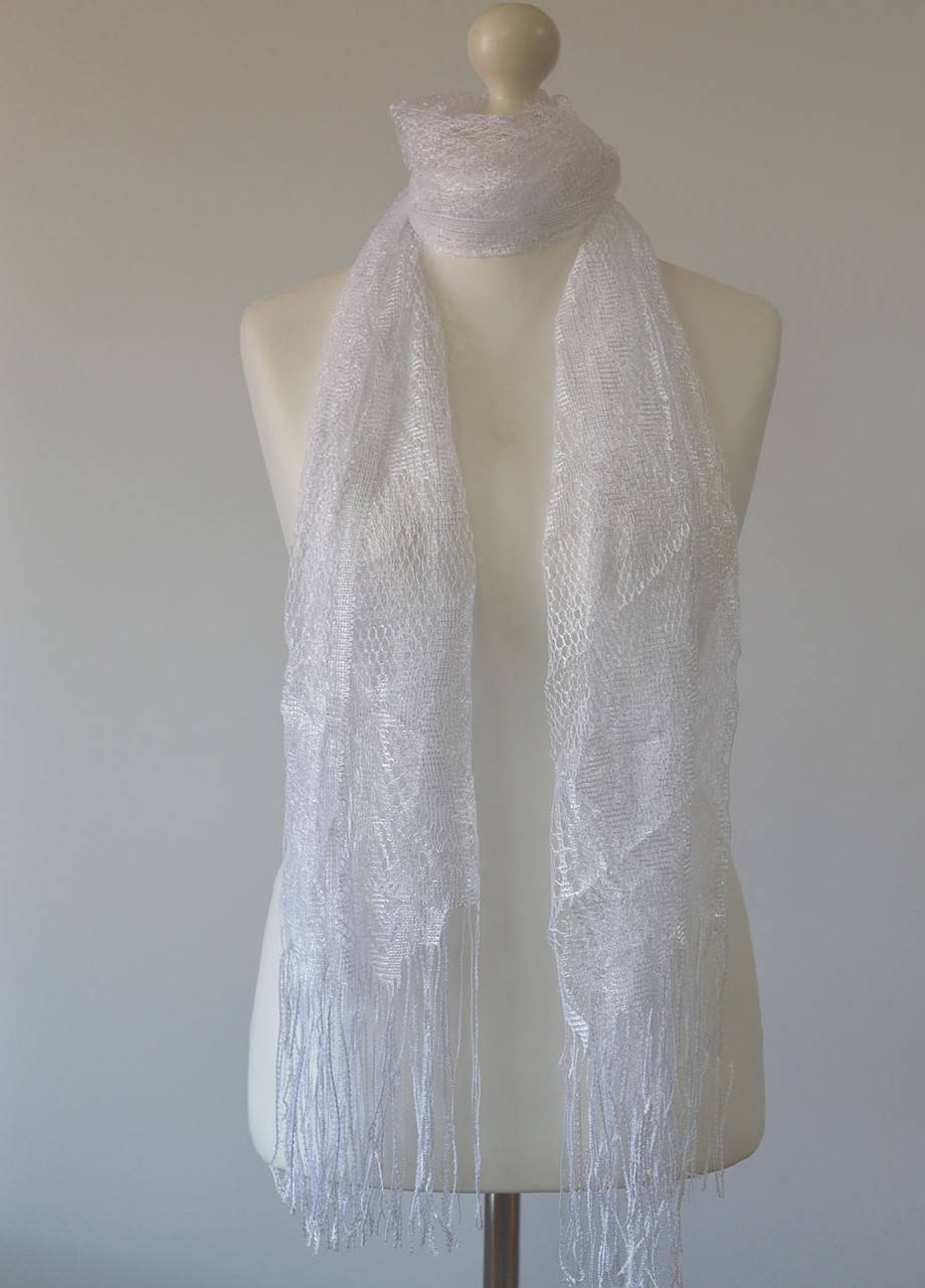 

Шарф ажурный Паутинка (белый), Разные цвета