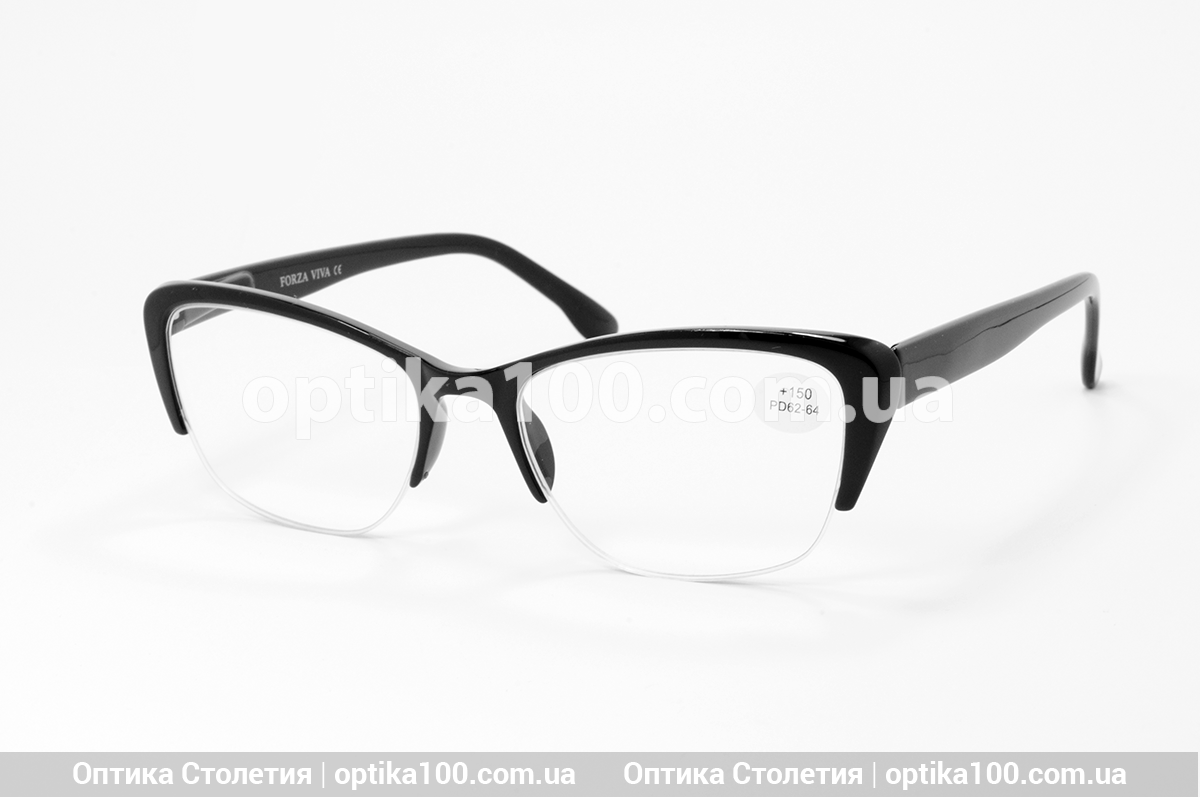 

Женские очки для зрения с линзами (+) +1.25, Черный
