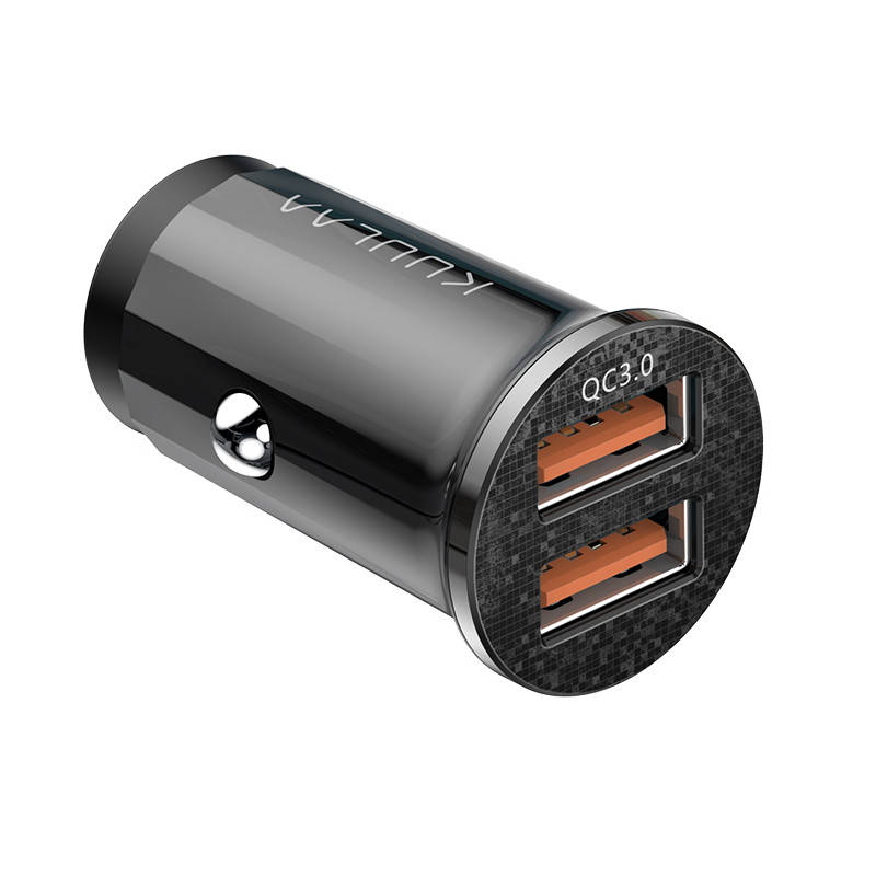 

Автомобильное зарядное устройство 48W 2xUSB быстрая зарядка для телефона в прикуриватель машины KUULAA Dual