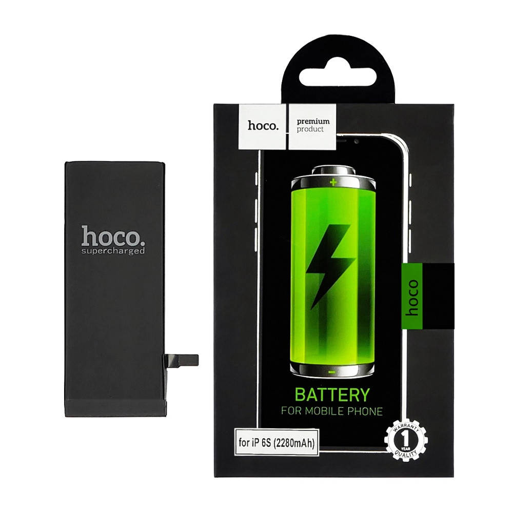 

Аккумулятор (батарея) Hoco для Apple iPhone 6S, усиленный (2280mAh)