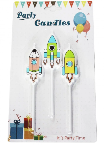 

Свечи для торта "Ракеты"