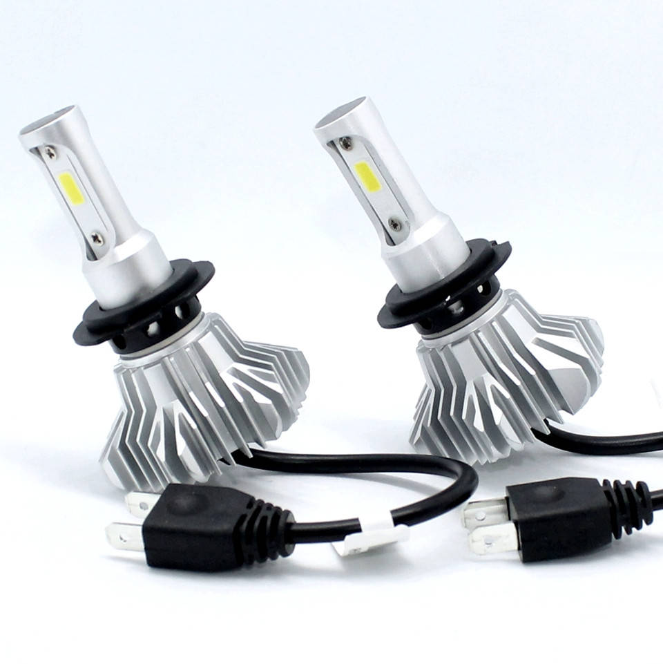 

Комплект автомобильных LED ламп S9 H7 8000Lm 6500K 40W Головной светодиодный лед свет для фар HeadLight