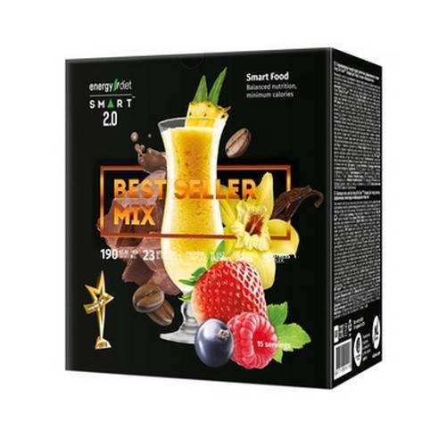 

Набор микс смарт Еnergy Diet Smart Mix коктейль заменитель диетическое питание энерджи диет 5 вкусов похудеть