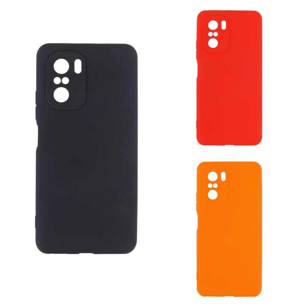 

Чехол для Xiaomi Poco F3 Поко Ф3 с микрофиброй внутри Full Case, Разные цвета
