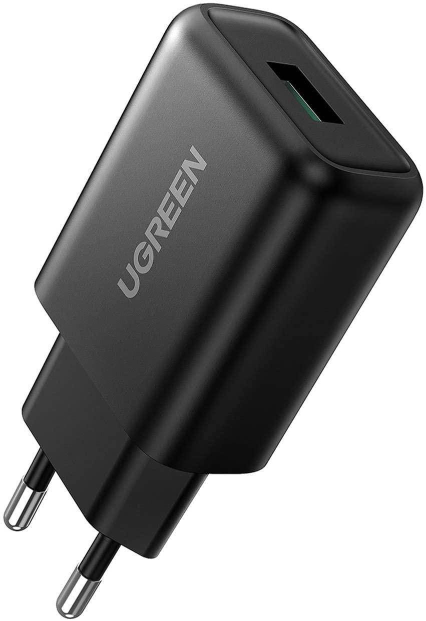 

Зарядное устройство Ugreen Qualcomm Quick charge 3.0 18W Black (CD122), Черный