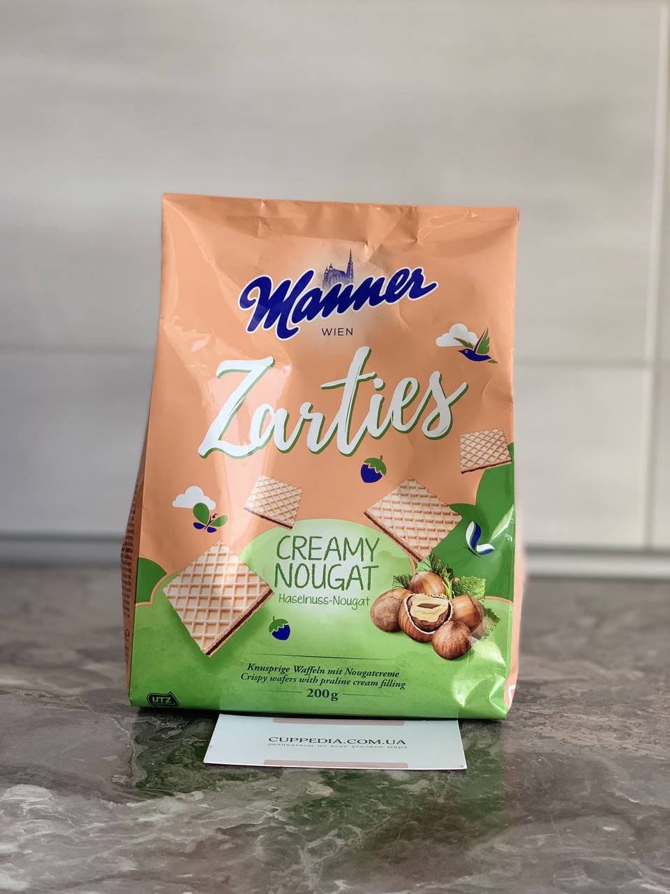 

Вафли Manner creamy nougat 200 грм