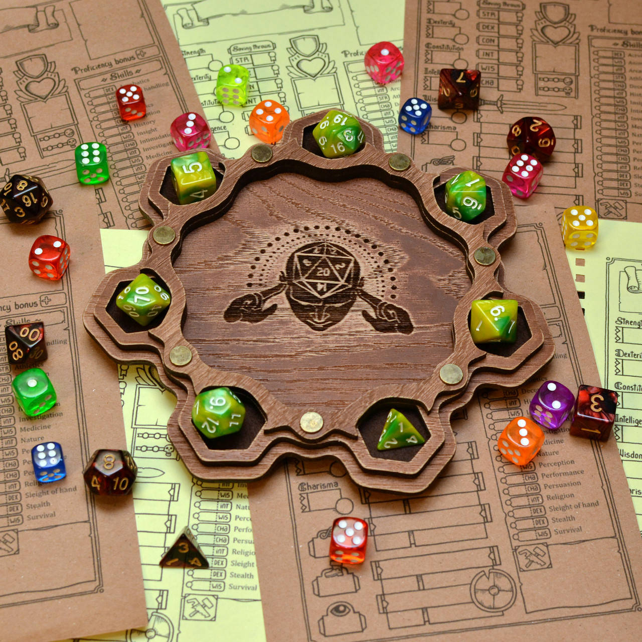 

Лоток для игры в кости / Dungeons and Dragons / Подземелье и драконы 071