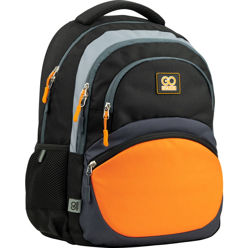 

Рюкзак школьный GoPack Education Color bloc GO22-175M-6, Черный