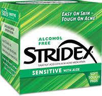 

Подушечки Stridex Sensitive Pads Sensitive With Aloe