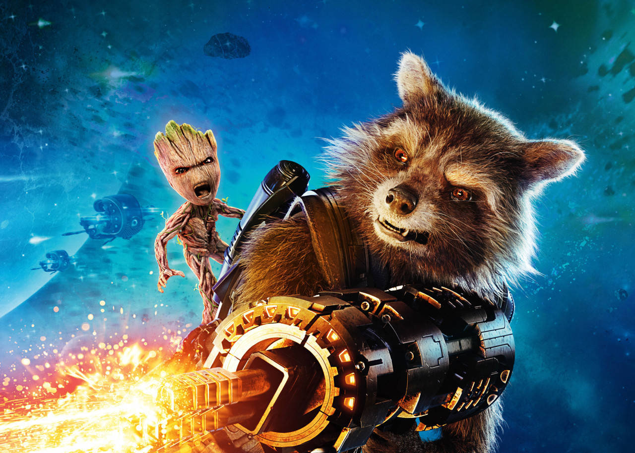 

Фотокартина GeekLand Guardians of the Galaxy Стражи Галактики Ракета и Грут 60х40см GG.09.019
