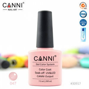 

Гель-лак CANNI № 047 (розово-персиковый)