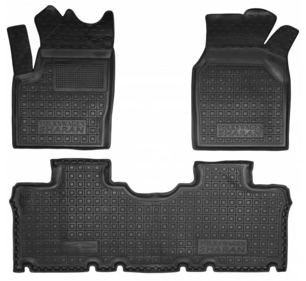 

Авто коврики в салон Volkswagen Sharan (1995-2000) (5мест) (Avto-Gumm) автогум, Черный