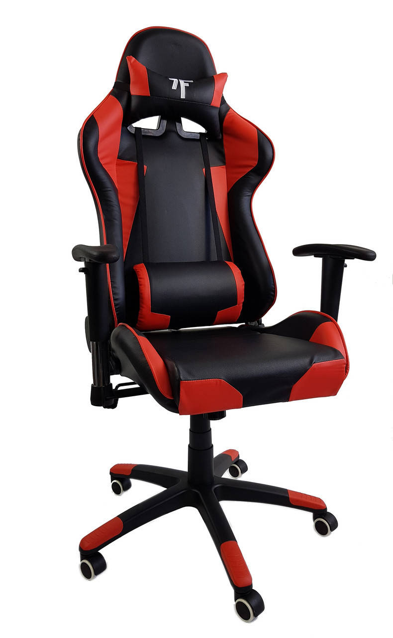 

Офисное компьютерное игровое кресло геймерское 7F GAMER RED, Красный