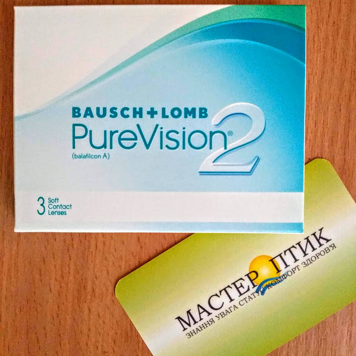

Контактні лінзи Bausch + Lomb, PureVision2 (Пьюрвіжн2)