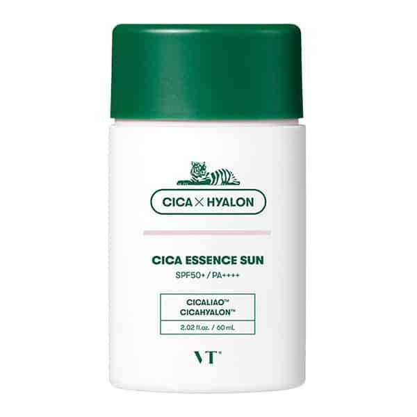 

Легкая солнцезащитная эссенция с центеллой VT Cica Essence Sun SPF50++/PA++++ 60 мл