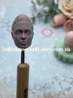 

Силиконовая форма (Молд) 3D "Голова (1/12) (БЖД)", 2смх1,5смх2,2см