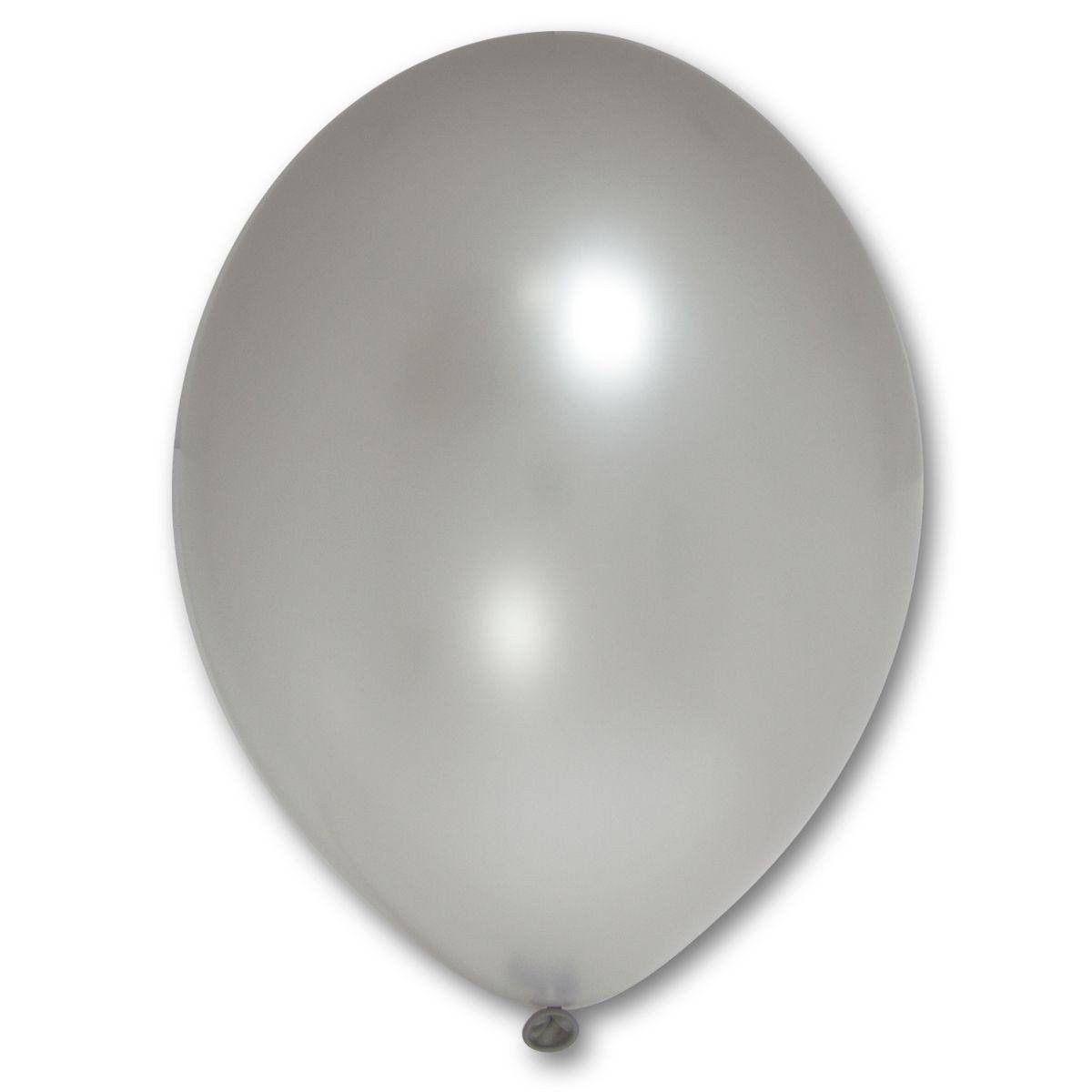 

Латексный шар без рисунка BELBAL 85/061 металлик Серебряный 10.5" 27 см, Серебристый