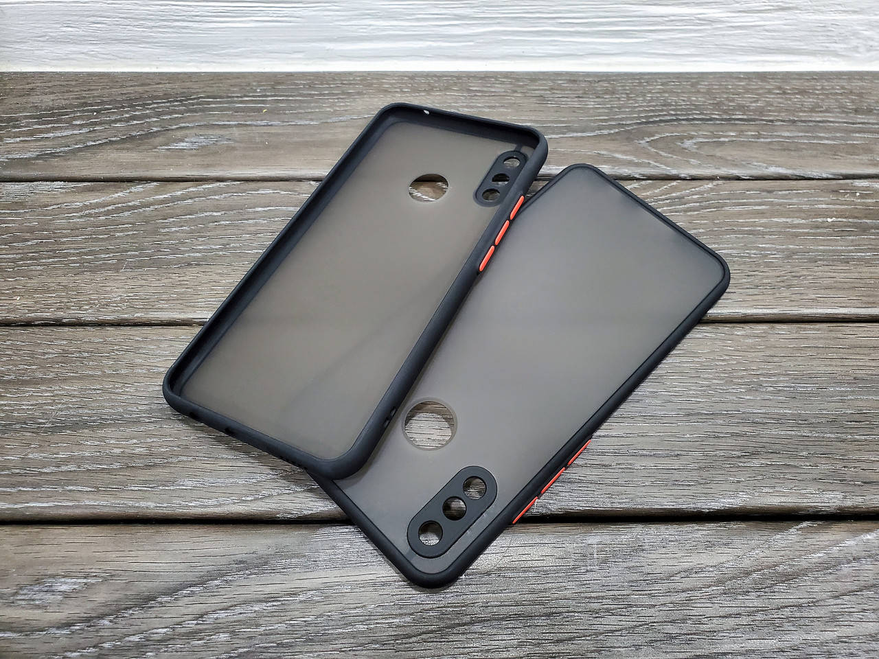 

Матовый чехол бампер для Honor 8x черный противоударный защита камеры