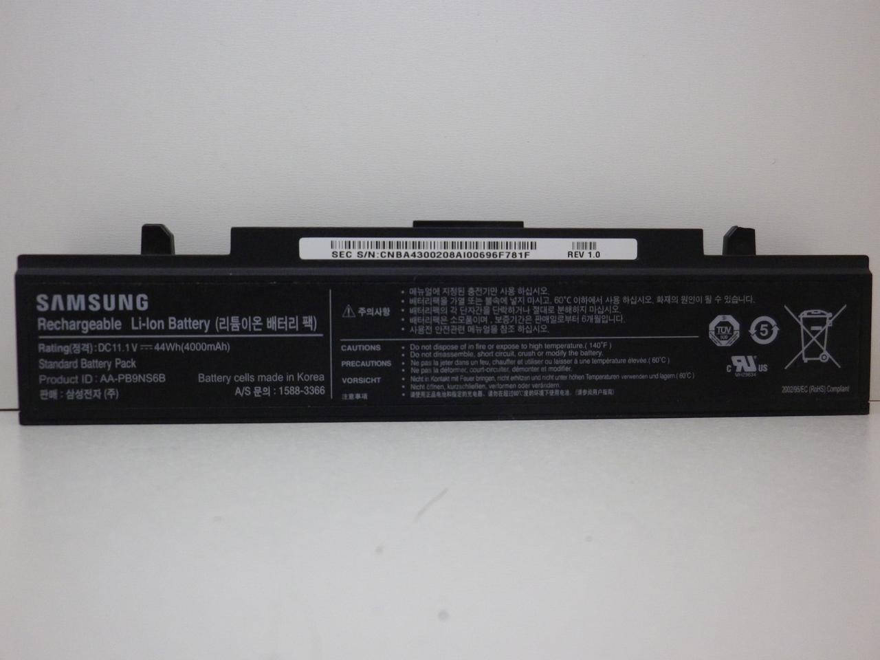 

НЕ РАБОЧИЙ Аккумулятор Samsung AA-PB9NS6B