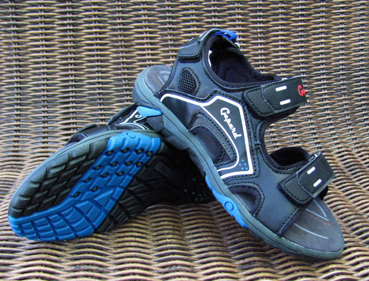 

Р. 34,36. Детские подростковые спортивные босоножки , сандали для мальчика на липучке. Gepard 116-B, Серый