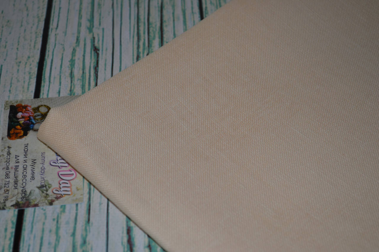 

Ткань равномерного плетения 3281/222, Cashel, цвет - Cream/сливочный, 28ct 35х50см