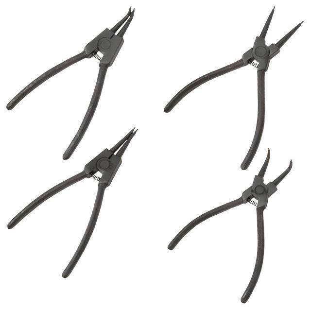 

Набор щипцов (4шт) для снятия и установки стопорных колец 150 мм INTERTOOL HT-7001