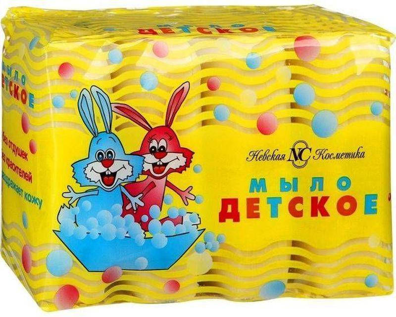 

Детское мыло Невская Косметика, 4 шт. по 100 г