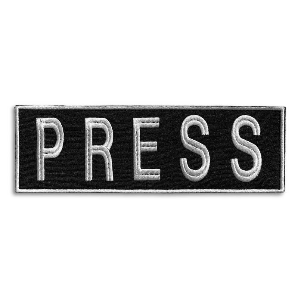 

Шеврон на липучке PRESS 8х25 см