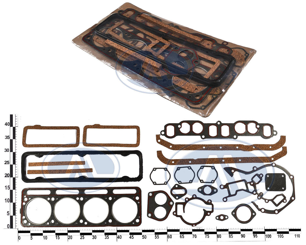 

Комплект прокладок ГБЦ ГАЗ, УАЗ дв. УМЗ 420, 421 100 л.с., полный набор