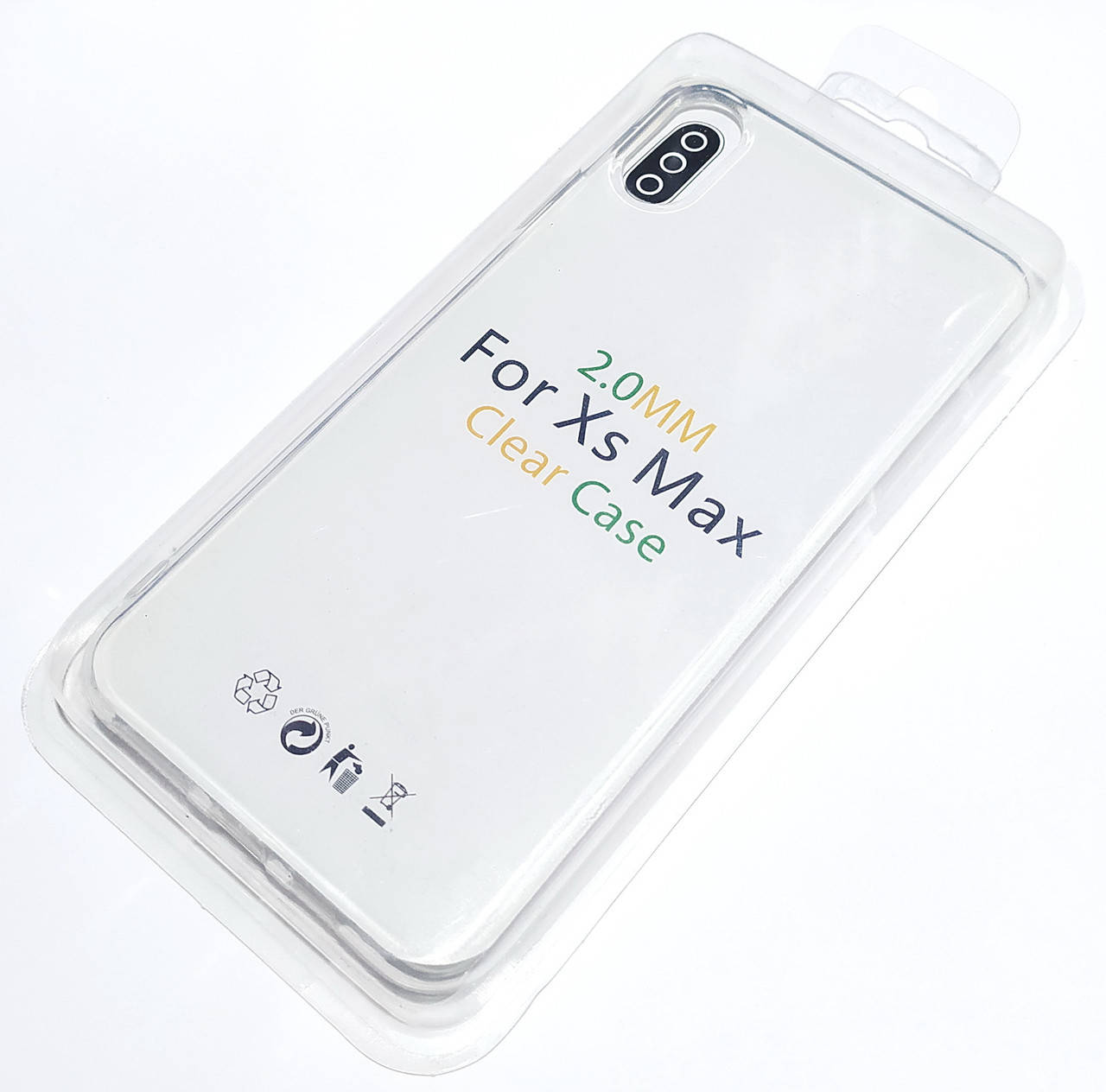

Чехол 2 мм для iPhone XS Max силиконовый прозрачный Case Silicone Clear 2.0mm
