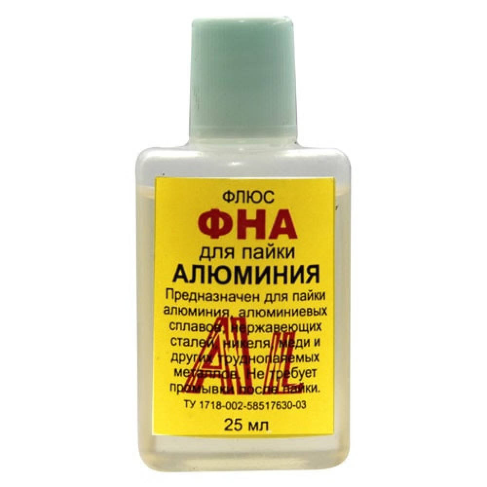 

Флюс ФНА для пайки алюминия 25мл (Ф64)