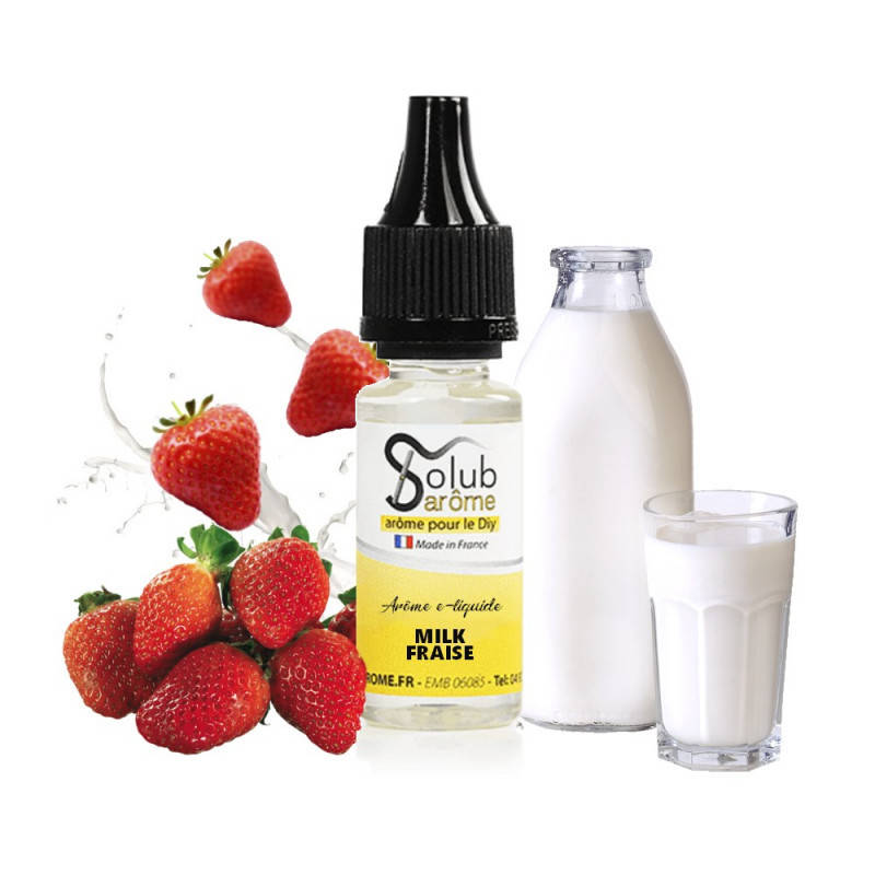 

Ароматизатор Solub "Candy milk fraise" со вкусом молочно-клубничных конфет 5 мл