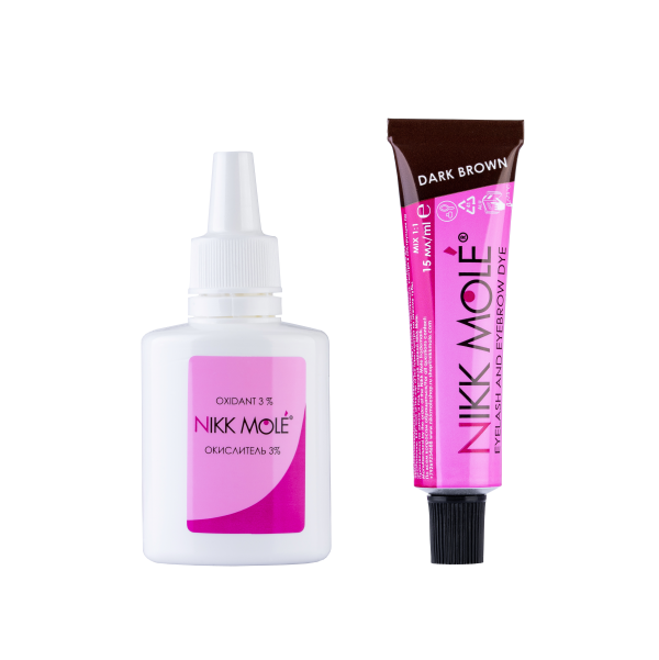 

Набор Краска Dark Brown + окислитель Nikk Mole
