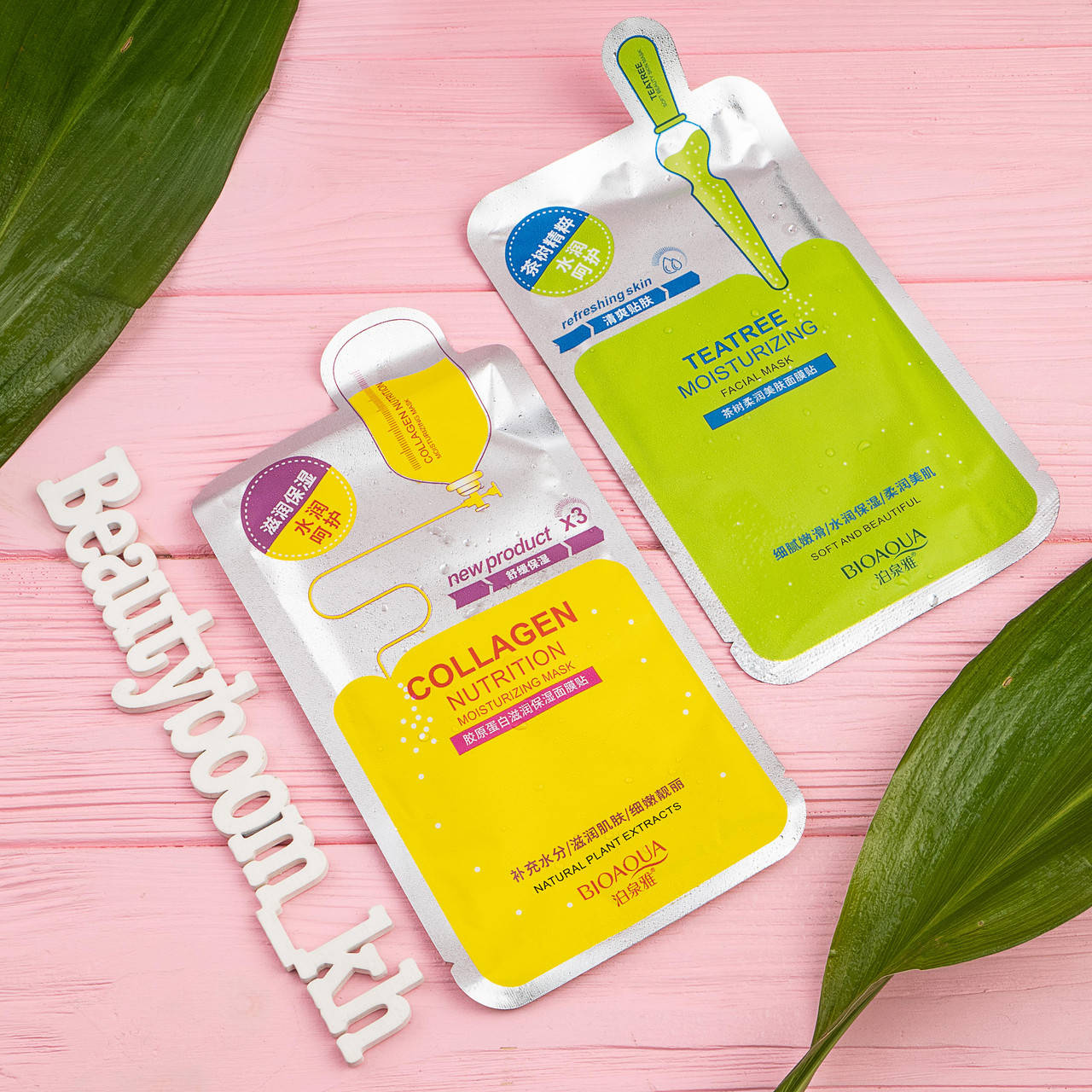 

Тканевая маска для проблемной кожи Bioaqua TeaTree Moisturizing