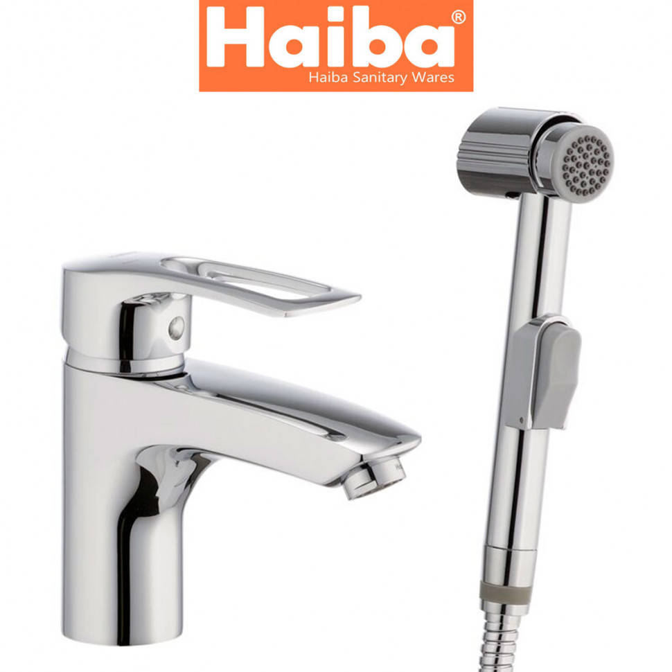 

Смеситель для умывальника Haiba Germes SH (Chr-001) с лейкой
