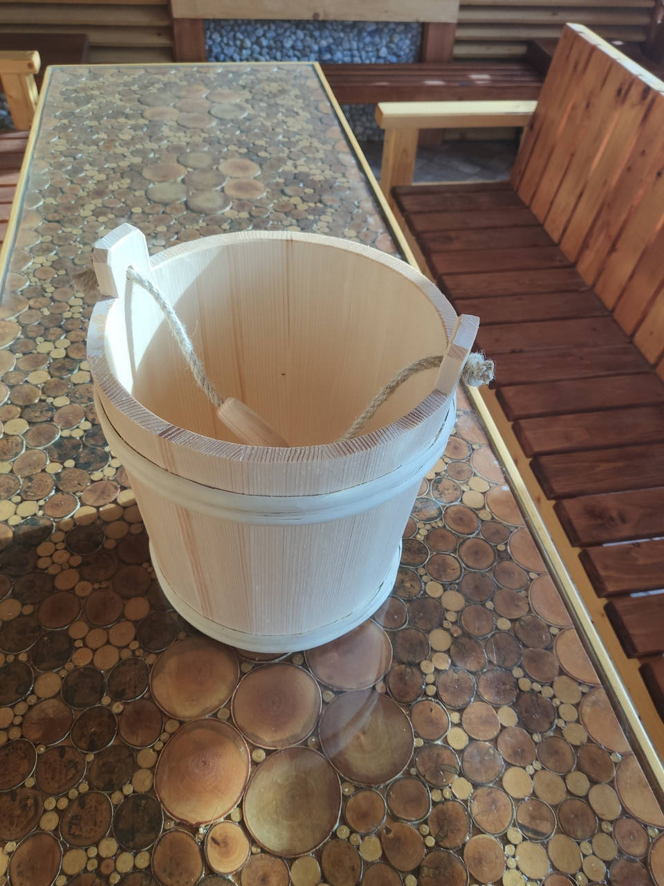 

Ведро для сауны деревянное 10 л.