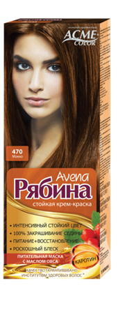 

Краска для волос Рябина 470 Мокко