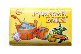 

Русская баня бергамот мыло 100 гр