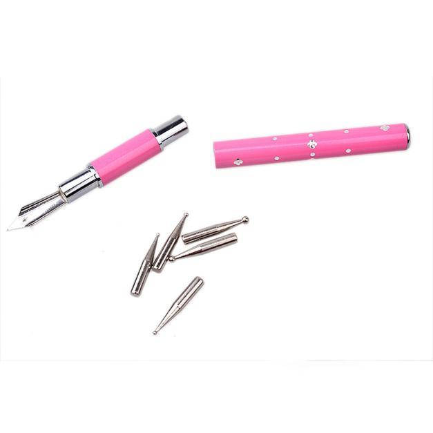 

Набор для дизайна ногтей дотсы и перо в тубусе